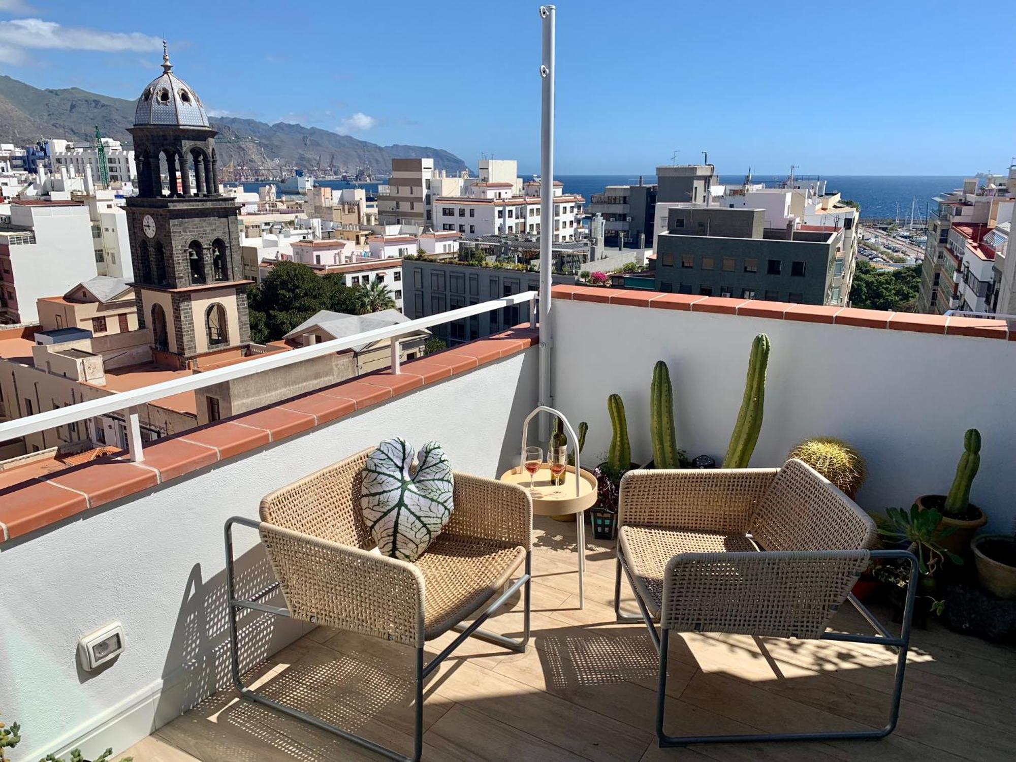 Atico Con Terraza, Vistas Panoramicas Y Parking Apartment Santa Cruz de Tenerife Exterior photo